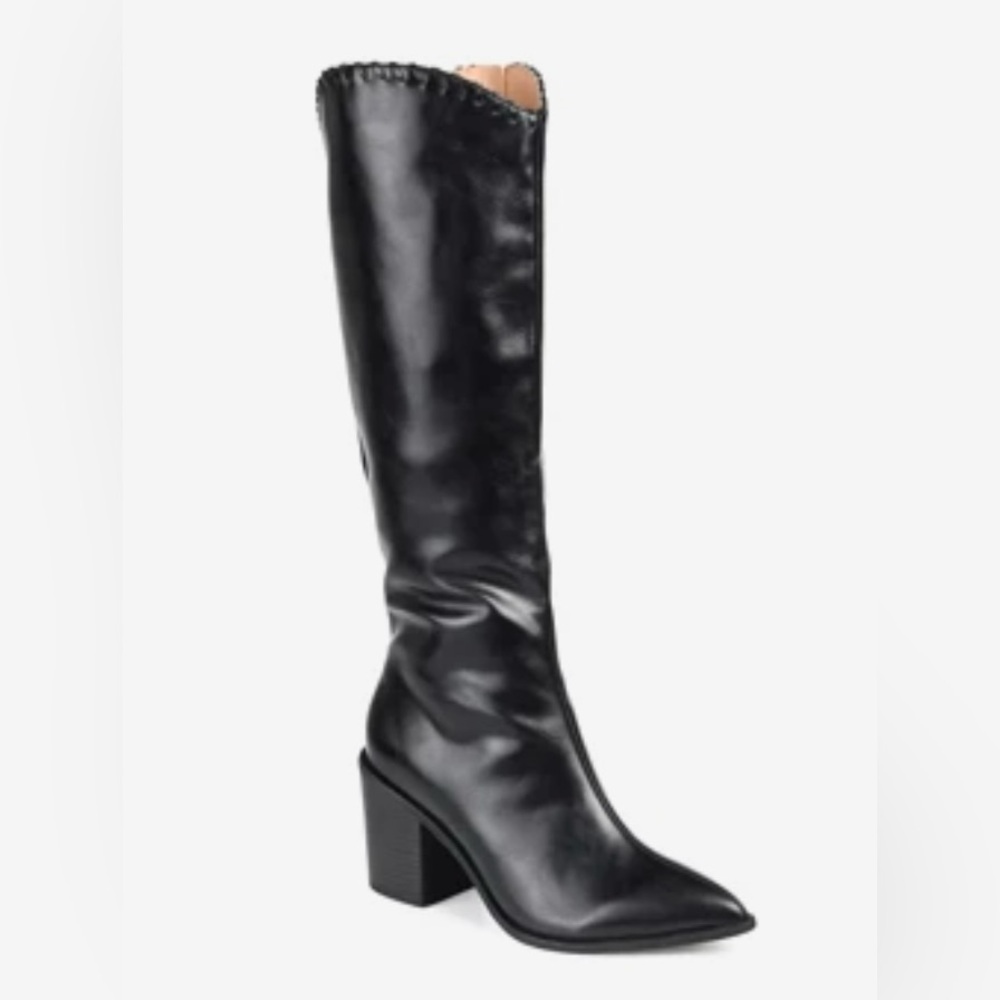 Black Wide Calf Boot